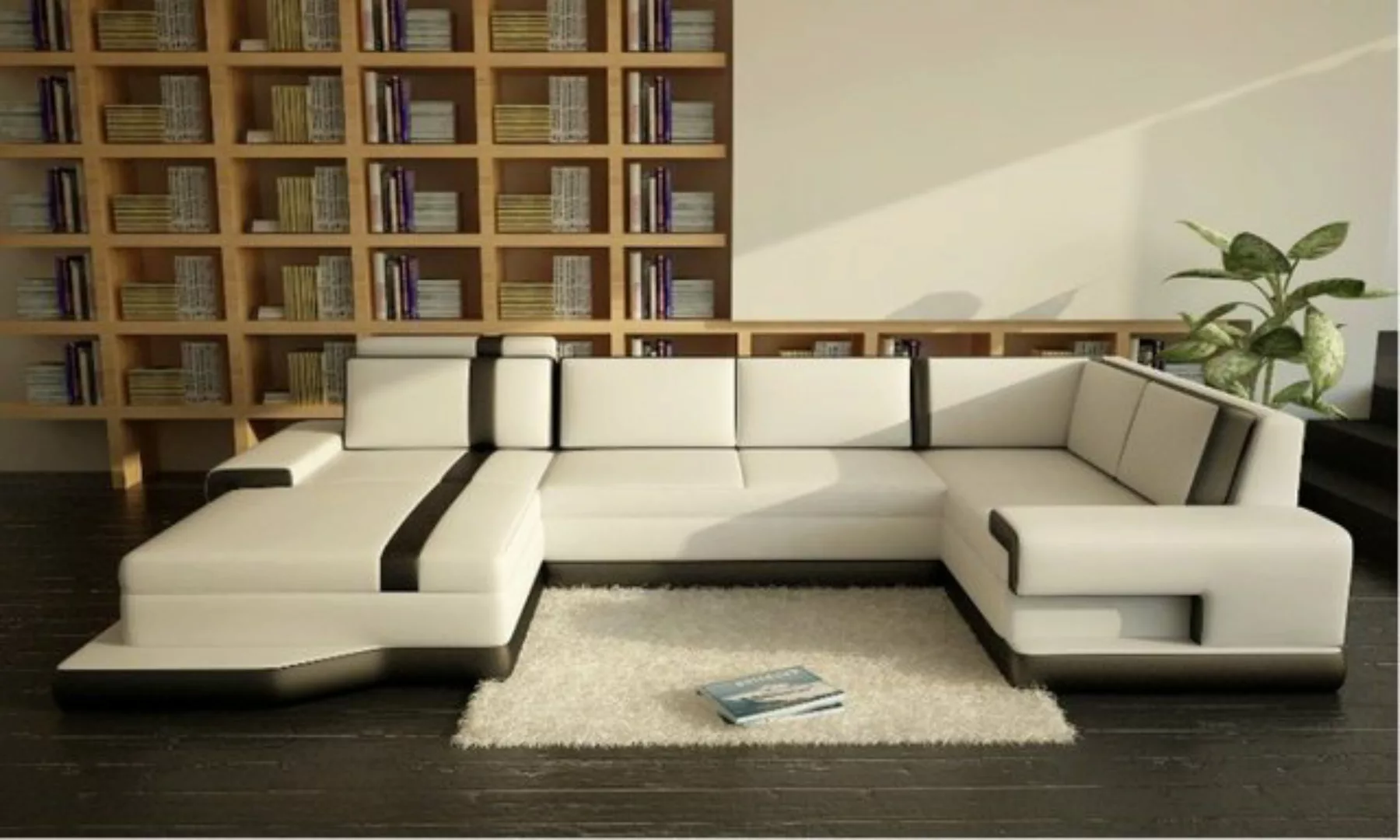 JVmoebel Ecksofa Design Big XXL U Form Sofa Wohnlandschaft Couch Polster Ec günstig online kaufen