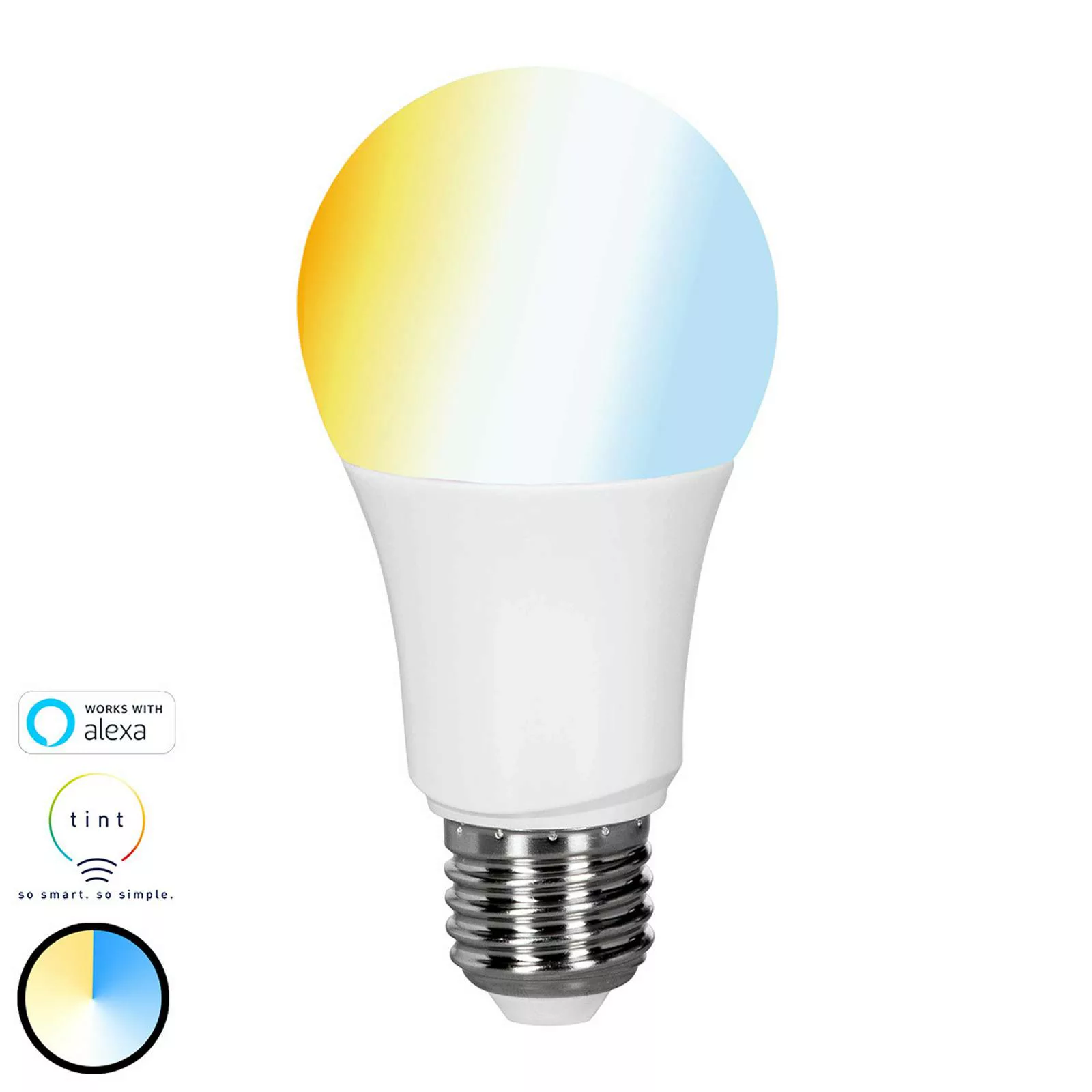 Müller Licht tint white LED-Lampe E27 9W, CCT günstig online kaufen