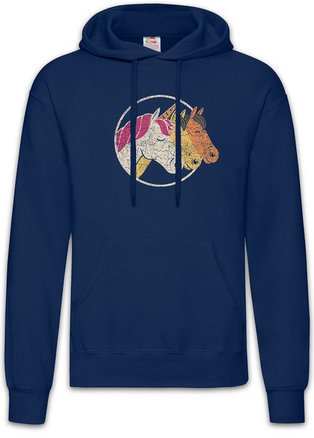 Urban Backwoods Hoodie Unicorn & Horses Herren Hoodie Einhorn Regenbogen Ho günstig online kaufen