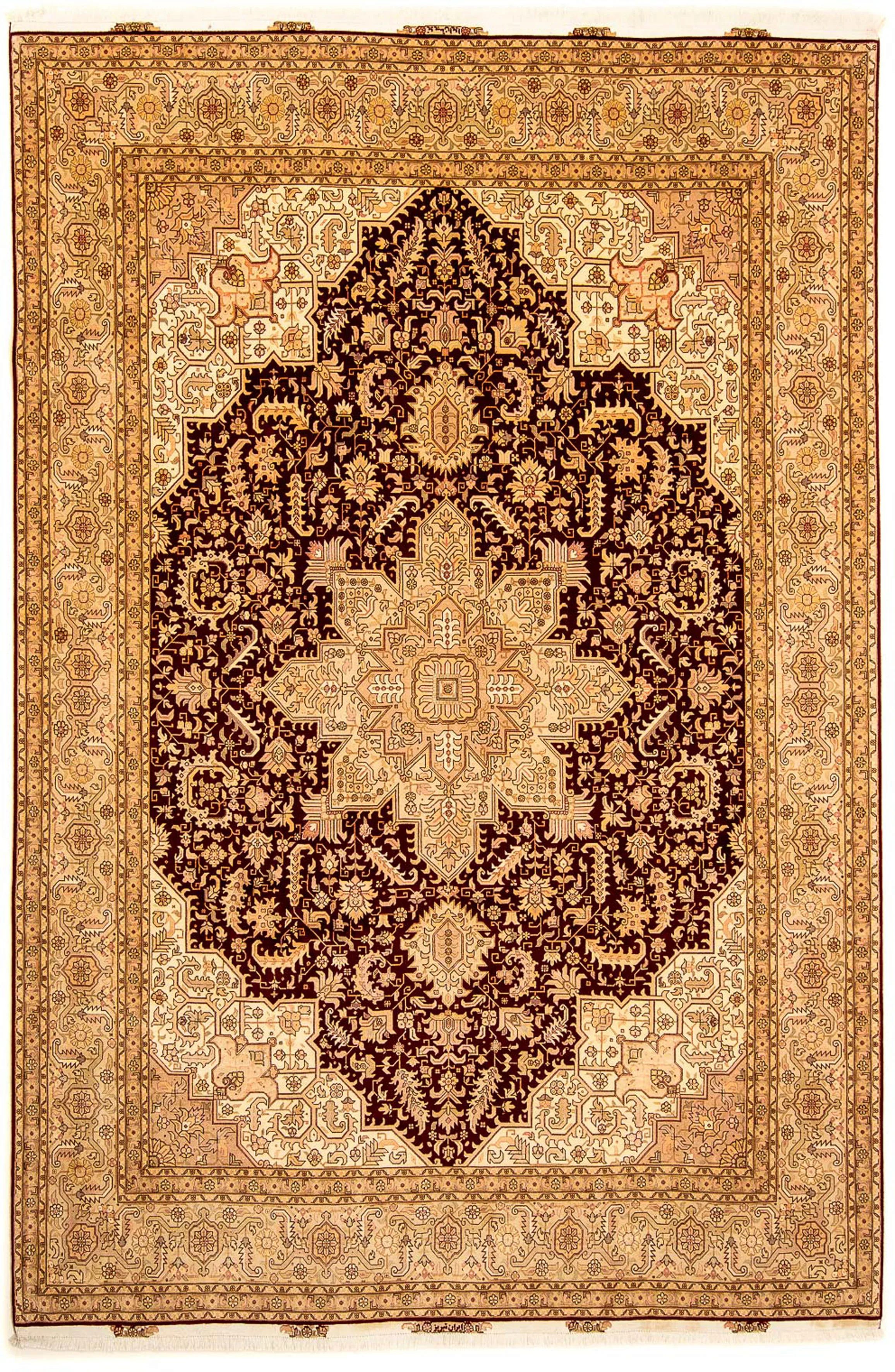 morgenland Orientteppich »Perser - Täbriz - Royal - 346 x 245 cm - hellbrau günstig online kaufen