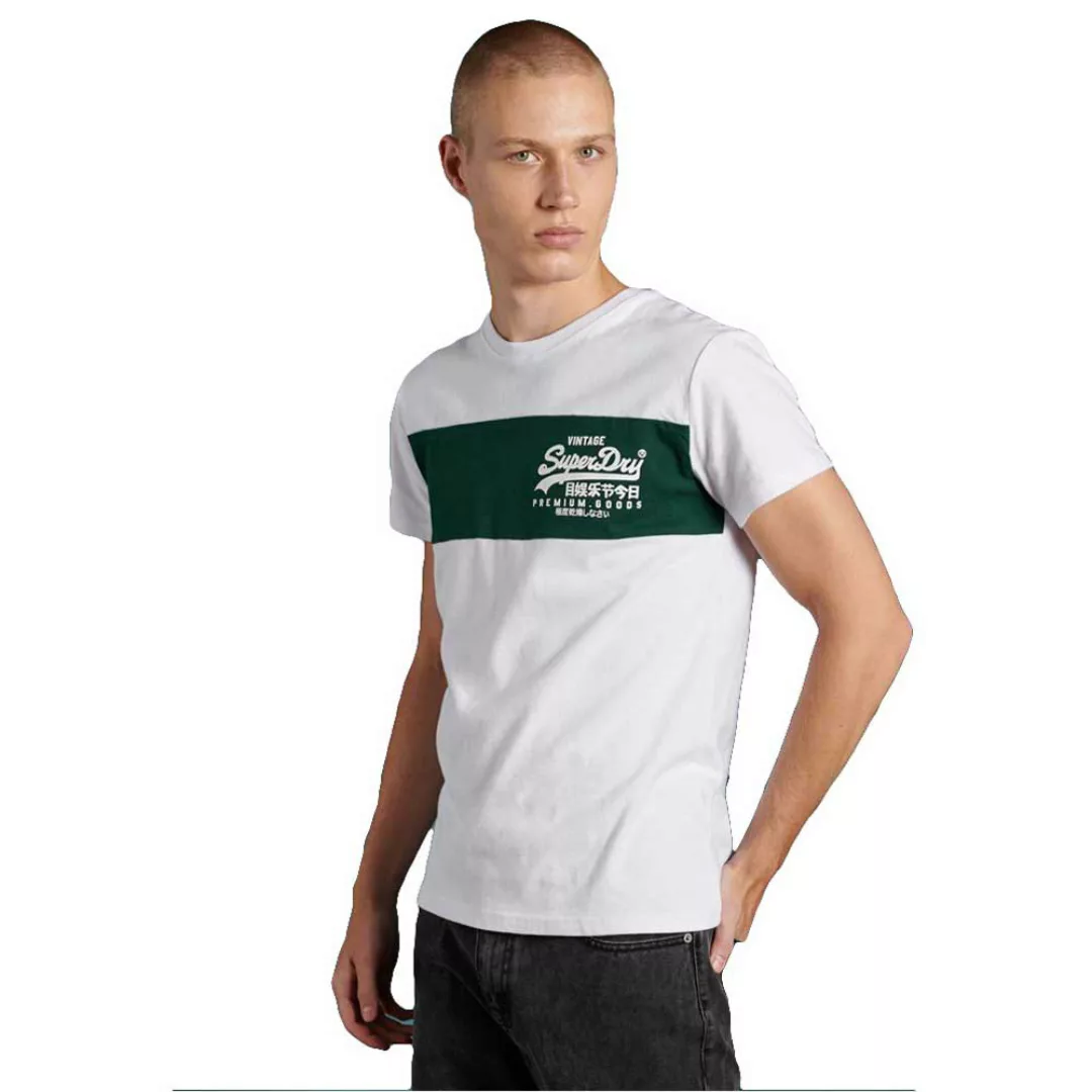 Superdry Vintage Logo Panel Langarm-t-shirt L Optic günstig online kaufen