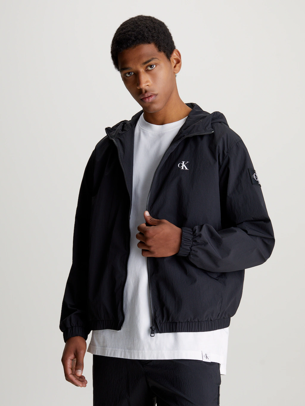 Calvin Klein Jeans Windbreaker "WINDBREAKER", mit Kapuze, mit Calvin Klein günstig online kaufen