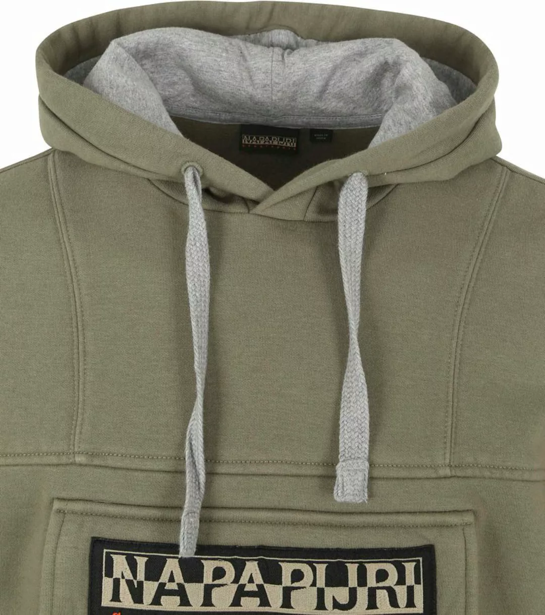 Napapijri Burgee Pullover Grün - Größe M günstig online kaufen