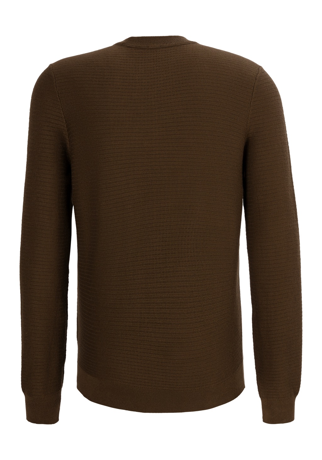 BOSS ORANGE Strickpullover "Anion", mit Label-Kontraststreifen innen am Aus günstig online kaufen