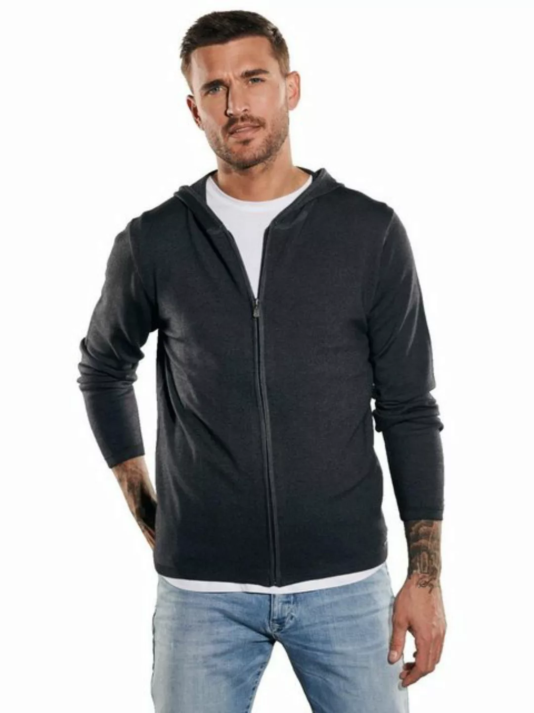 emilio adani Cardigan Cardigan mit Kapuze günstig online kaufen