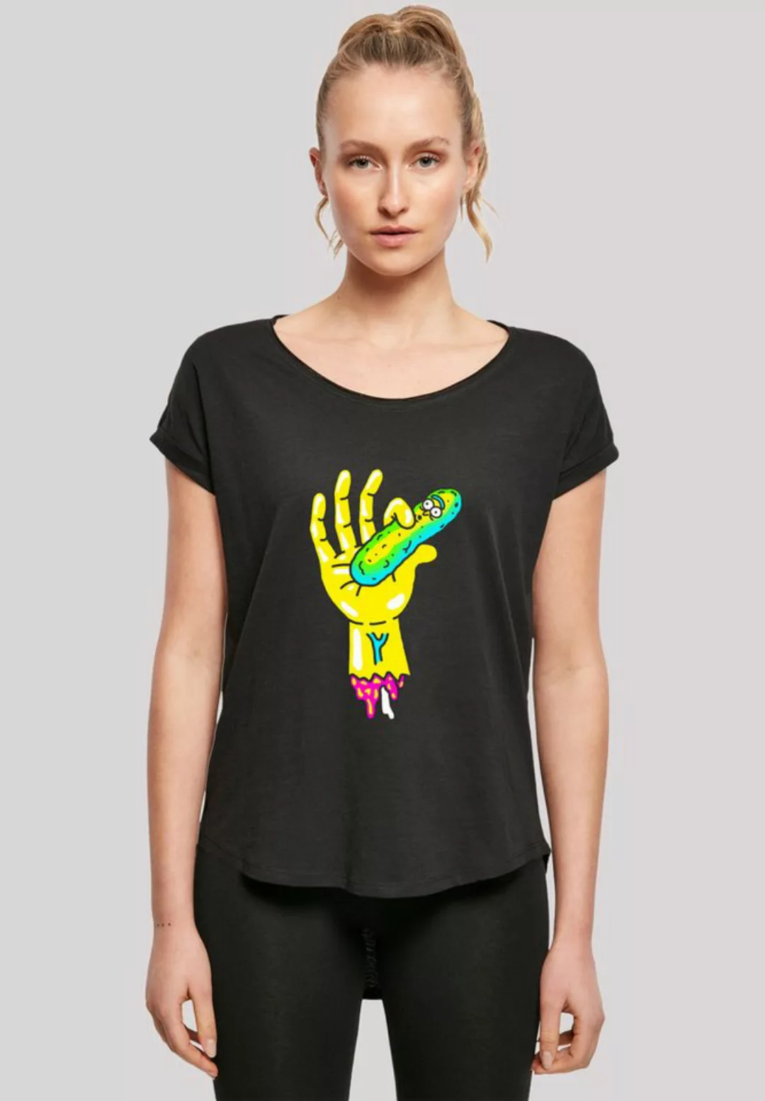 F4NT4STIC T-Shirt Rick and Morty Pickle Hand Print günstig online kaufen