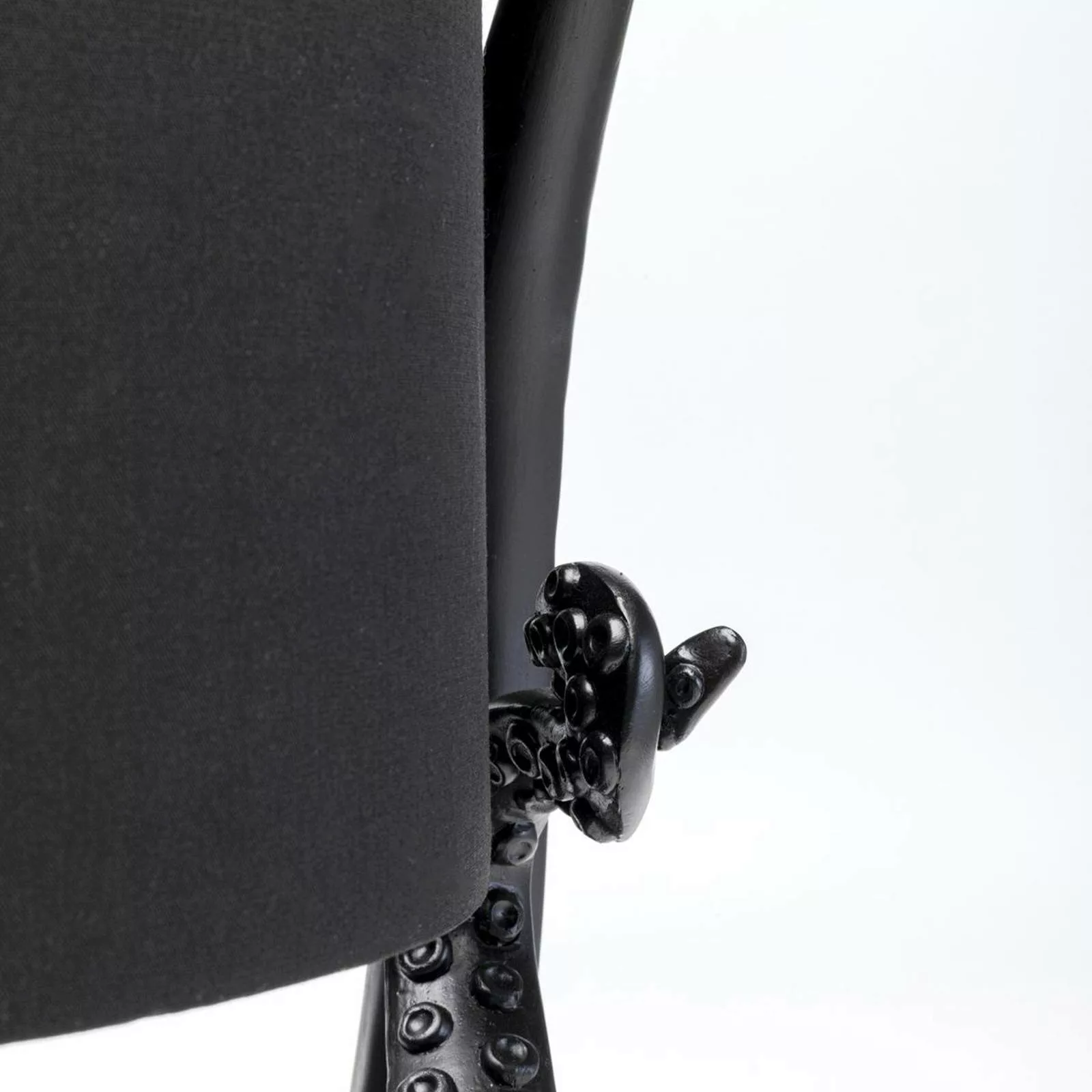 KARE Tischleuchte Octopus, schwarz, Textil, Höhe 47 cm günstig online kaufen