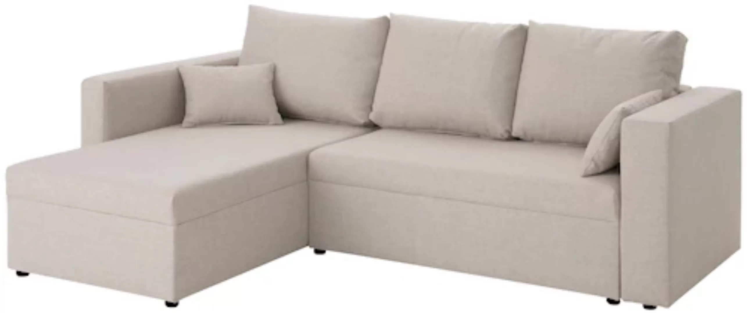 Home affaire Ecksofa »Pur L-Form«, wahlweise mit Bettfunktion günstig online kaufen
