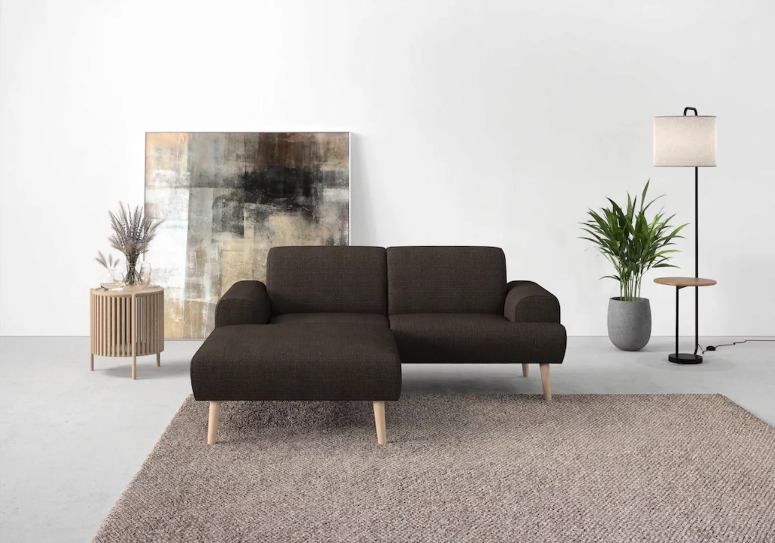 andas Ecksofa "Swift Scandic Design, komfortabler Federkern, Breite 192cm, günstig online kaufen