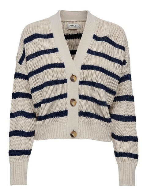 Only Damen Strickjacke ONLCAROLNICE STRIPE - Regular Fit günstig online kaufen