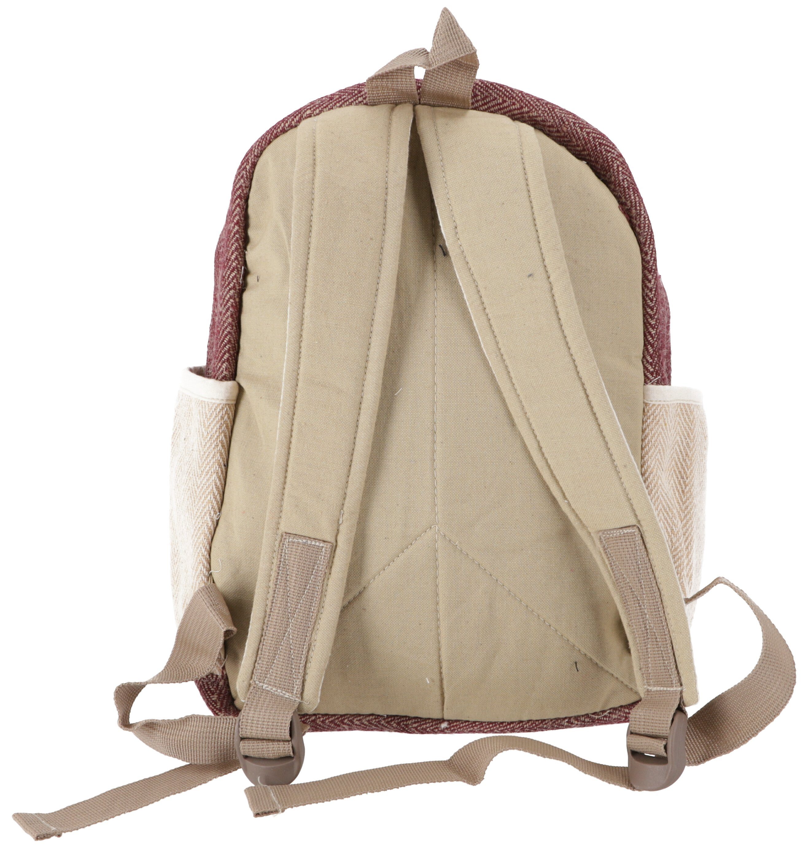 Guru-Shop Freizeitrucksack Kleiner Ethno Hanf Rucksack günstig online kaufen