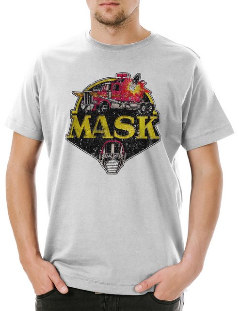 Urban Backwoods Print-Shirt Mask Vintage Logo Herren T-Shirt Venom Kult TV günstig online kaufen