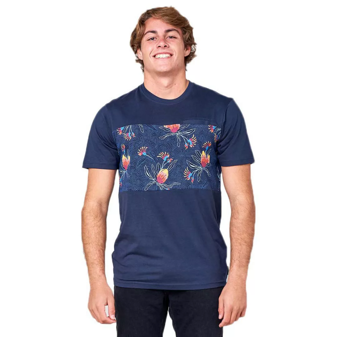 Rip Curl Cut&sew Kurzärmeliges T-shirt S Navy günstig online kaufen