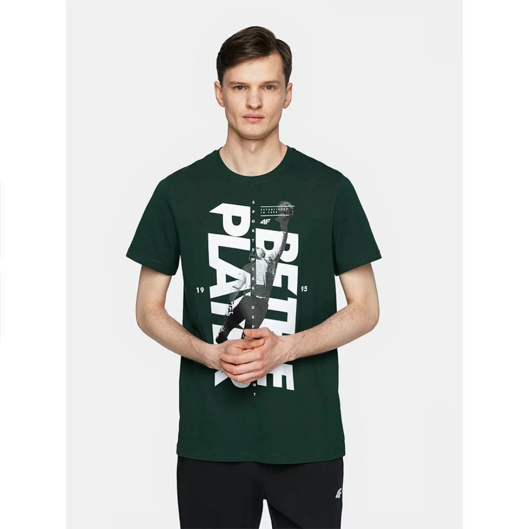 4f Kurzärmeliges T-shirt XL Dark Green günstig online kaufen