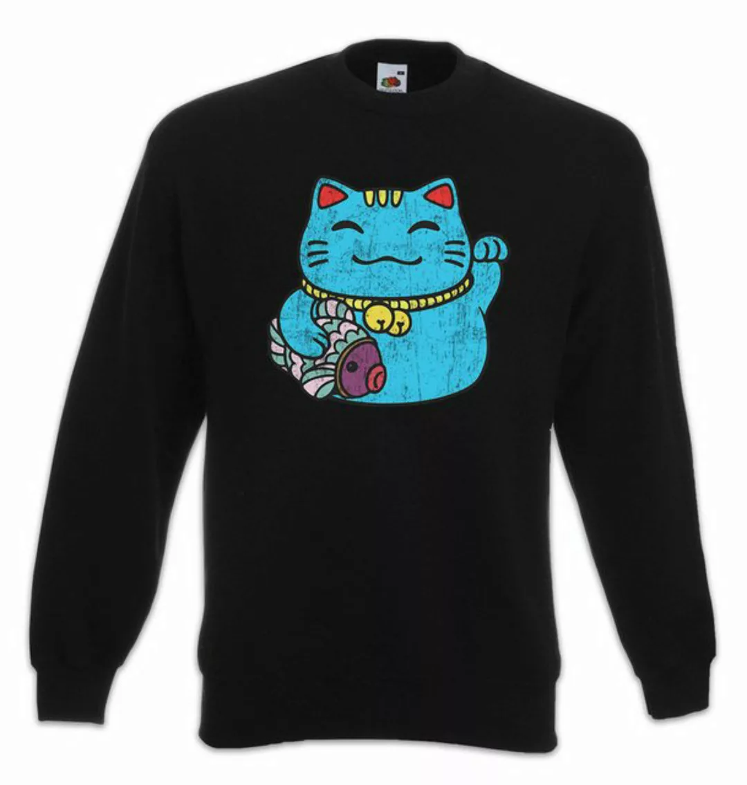 Urban Backwoods Sweatshirt Maneki Neko III Sweatshirt Winkekatze Maneki-nek günstig online kaufen