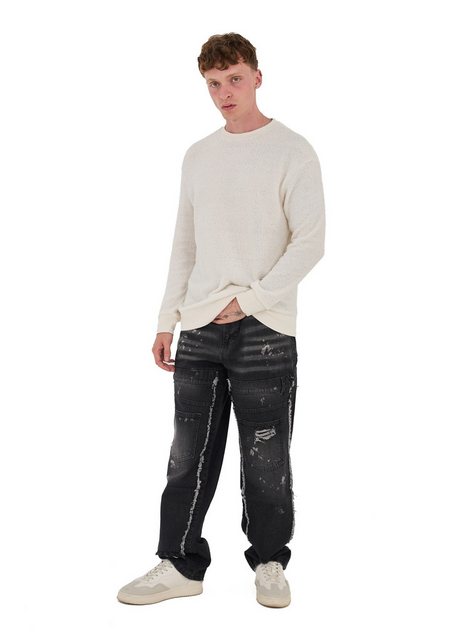 Denim House Relax-fit-Jeans Ausgefallene Herren Baggy Jeans, Skater Jeans S günstig online kaufen