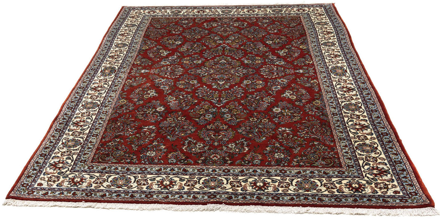 morgenland Wollteppich »Golpayegan Medaillon Blu scuro 295 x 213 cm«, recht günstig online kaufen