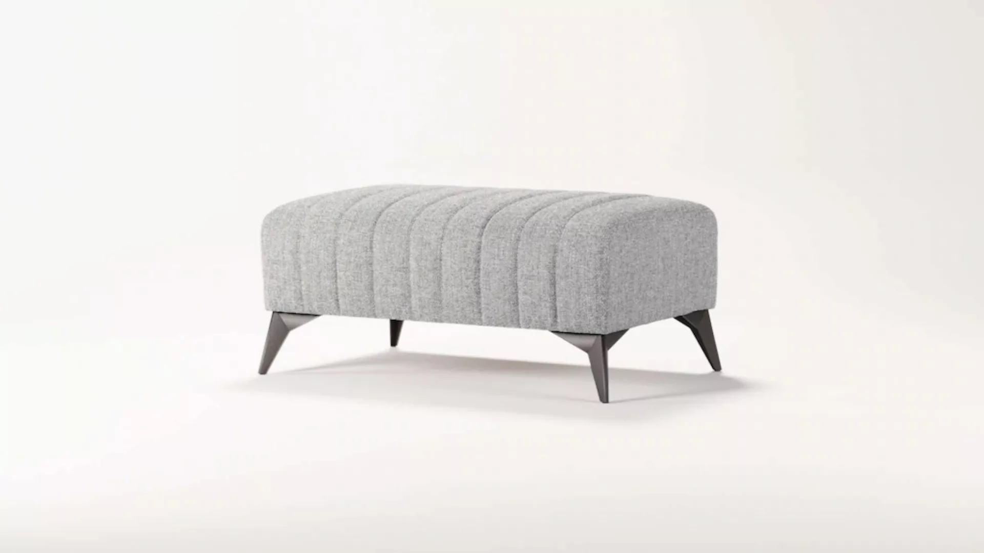 Places of Style Polsterhocker "MATTHEW Sitzhocker, Maße B/T/H: B/T/H: 90/60 günstig online kaufen
