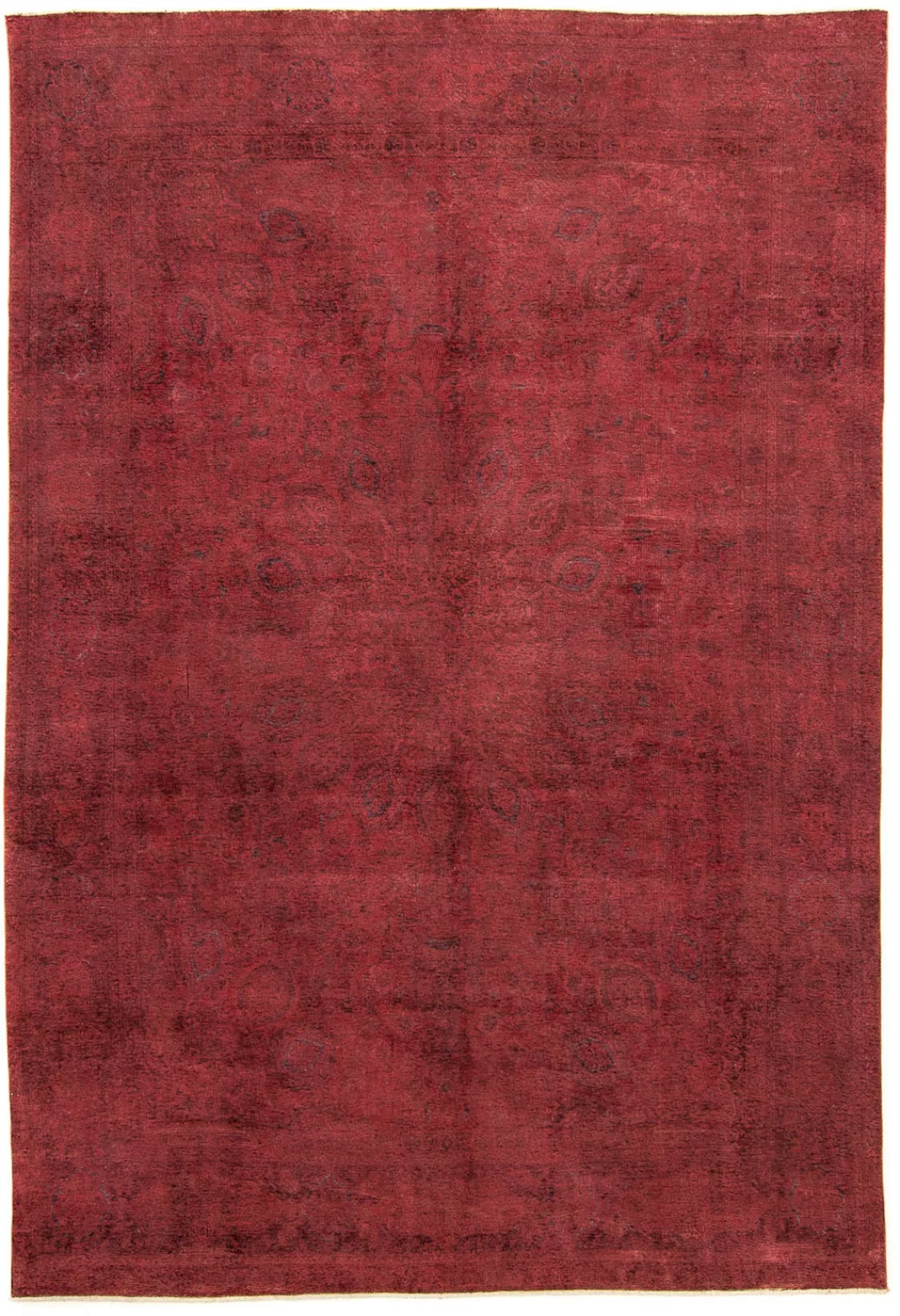morgenland Teppich »Vintage - 393 x 285 cm - dunkelrot«, rechteckig, Wohnzi günstig online kaufen