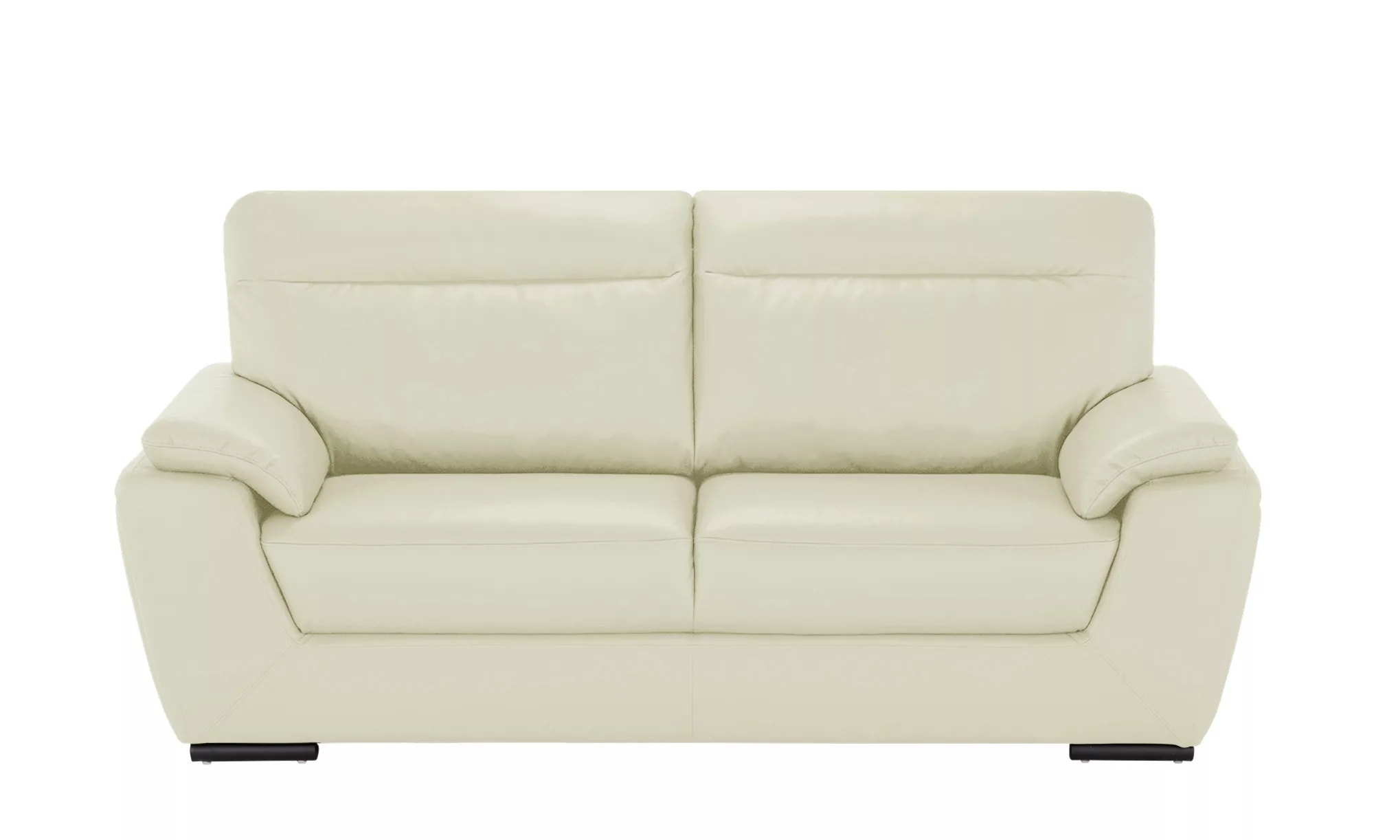 Sofa  aus Leder Brandy II ¦ creme ¦ Maße (cm): B: 224 H: 95 T: 100 Polsterm günstig online kaufen