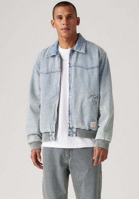 Levi's® Jeansjacke mit Rippbündchen günstig online kaufen