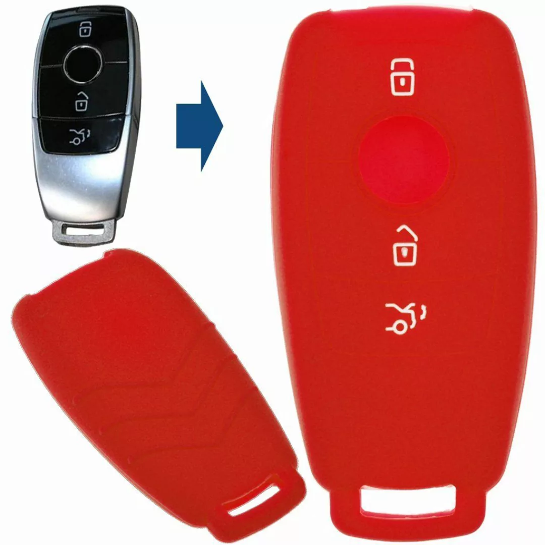 mt-key Schlüsseltasche Autoschlüssel Softcase Silikon Schutzhülle günstig online kaufen