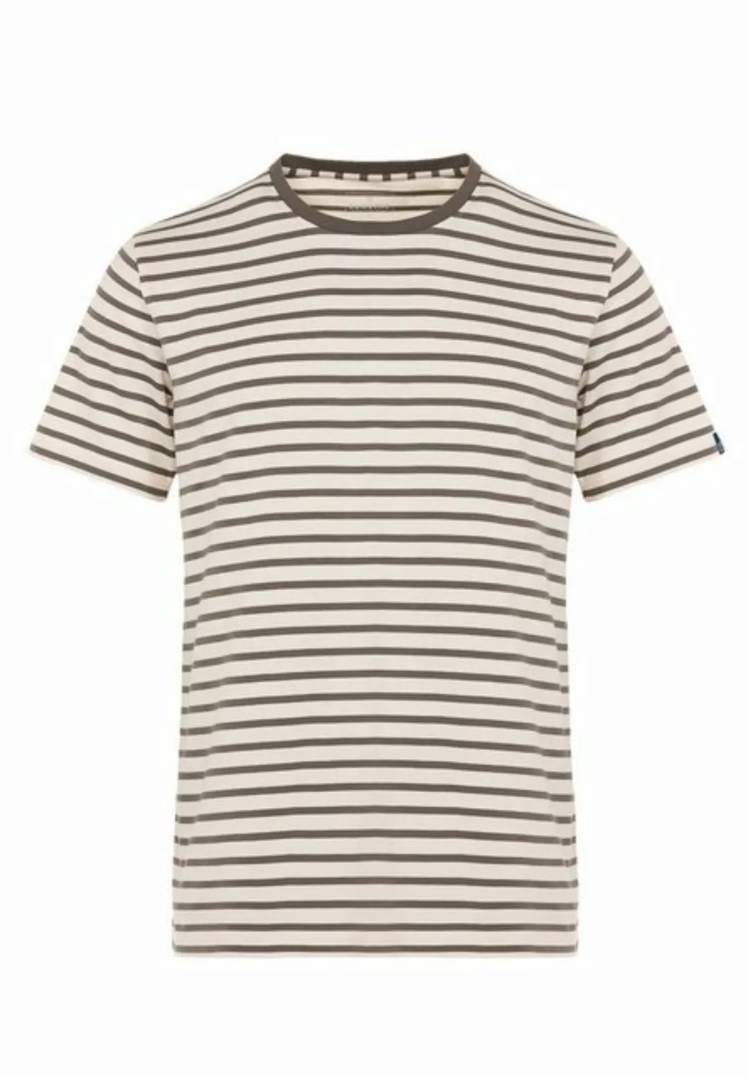 Elkline T-Shirt Johann Basic Streifen Jersey Shirt günstig online kaufen