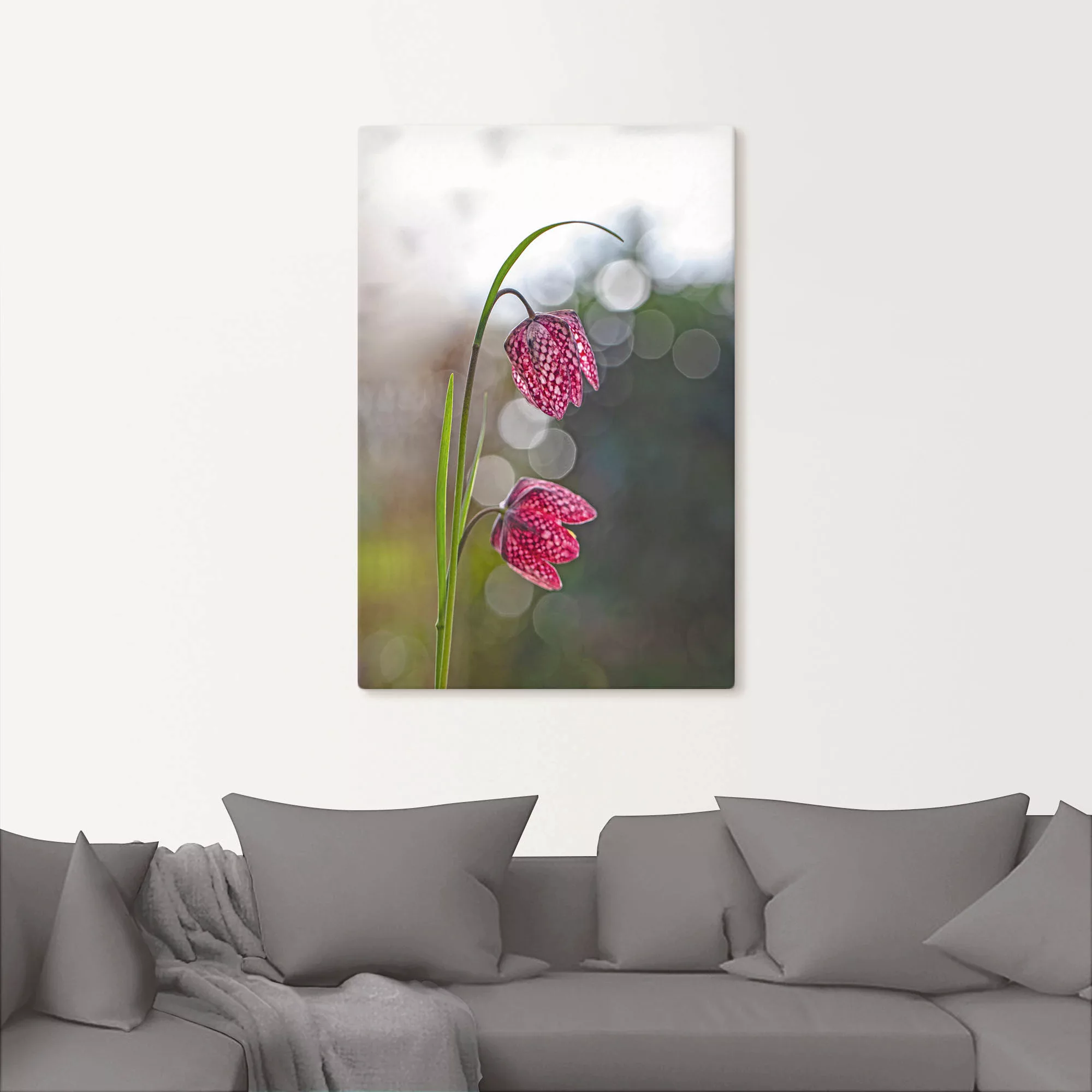 Artland Leinwandbild »Schachbrettblume«, Blumenbilder, (1 St.), auf Keilrah günstig online kaufen