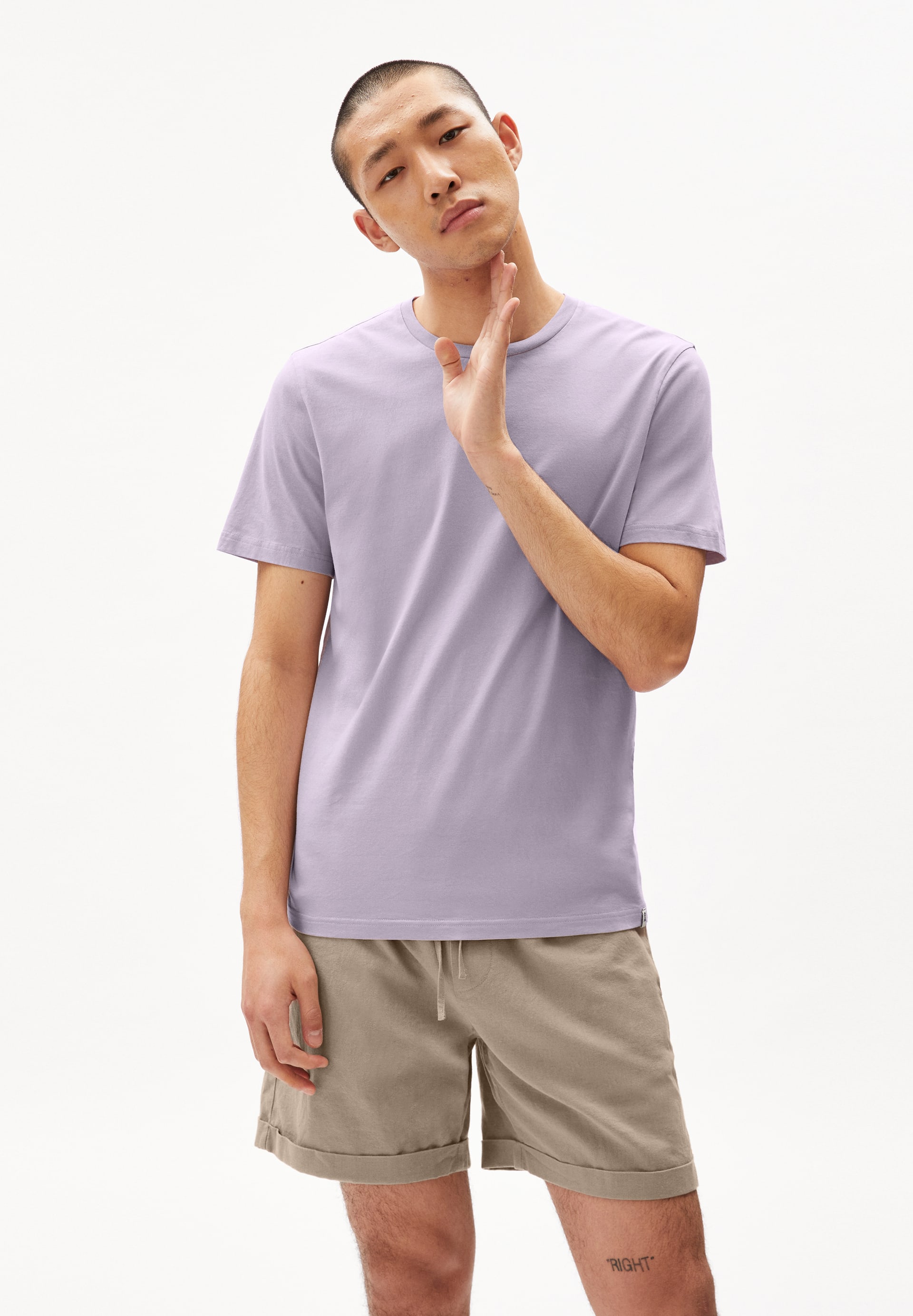 T-Shirt JAAMES in purple noise von ARMEDANGELS günstig online kaufen