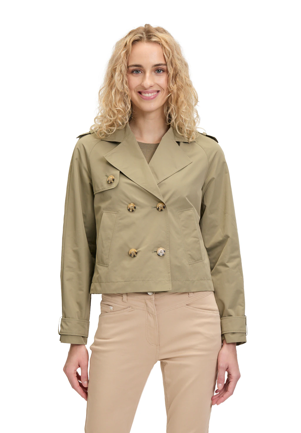 Betty Barclay Kurzblazer "Betty Barclay Blazer-Jacke langarm", Material günstig online kaufen