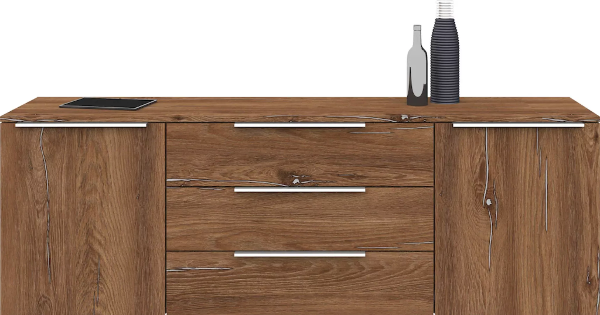 borchardt Möbel Sideboard "Oliva", Breite 166 oder 200 cm günstig online kaufen