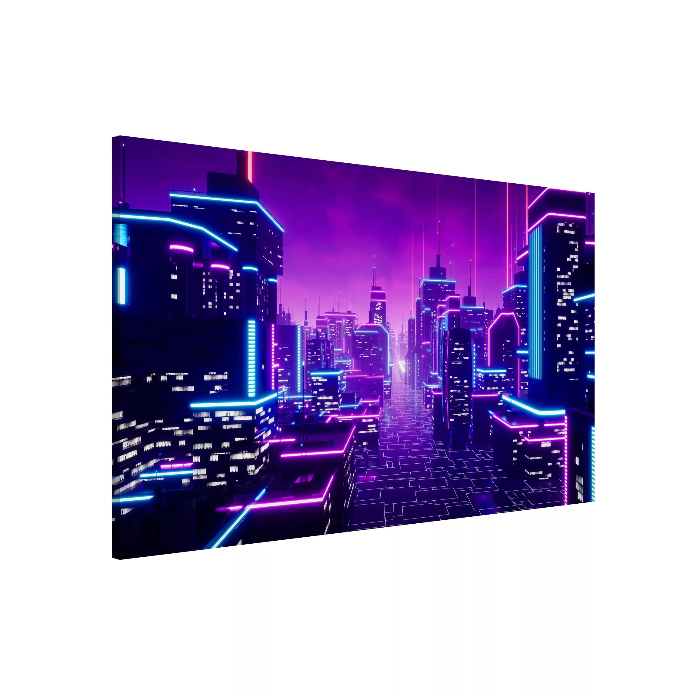 Magnettafel Neon City Lights günstig online kaufen