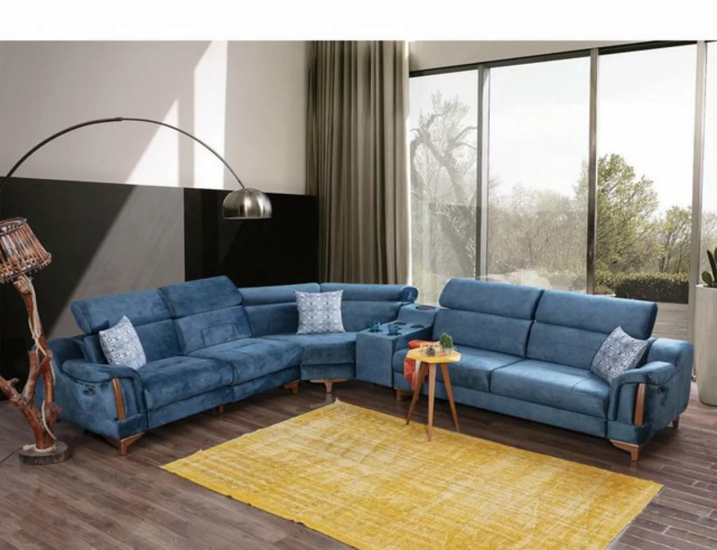 Xlmoebel Ecksofa Modernes Ecksofa für das Wohnzimmer in L-Form aus Textil, günstig online kaufen