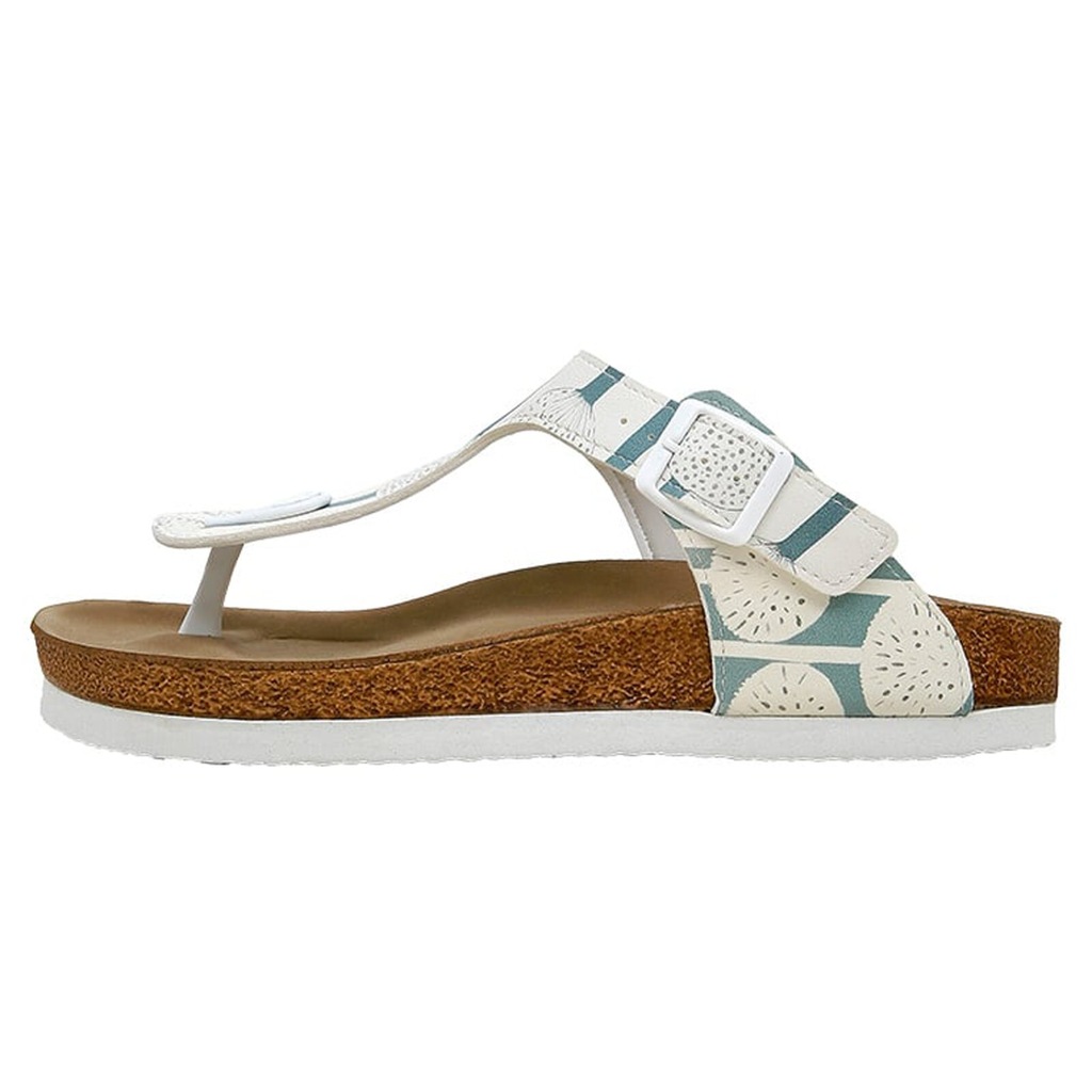 DOGO Zehentrenner "Lila Zehentrenner Dandelion Damen Sandalen", Handgeferti günstig online kaufen