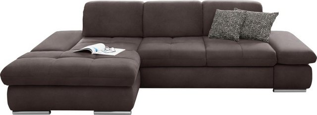 set one by Musterring Ecksofa "SO4100 V", mit verstellbaren Kopfteilen, wah günstig online kaufen