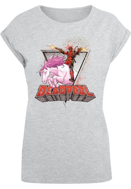 ABSOLUTE CULT T-Shirt ABSOLUTE CULT Damen Ladies Deadpool - Rides a Unicorn günstig online kaufen