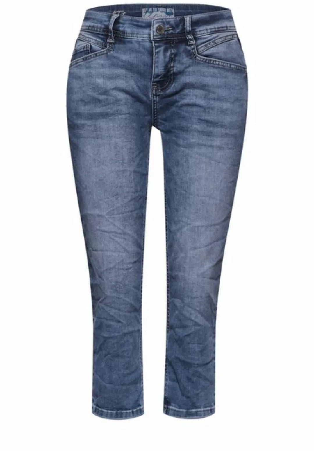 STREET ONE Regular-fit-Jeans Style LTD QR Jane,mw,mid blue, Mid Blue random günstig online kaufen