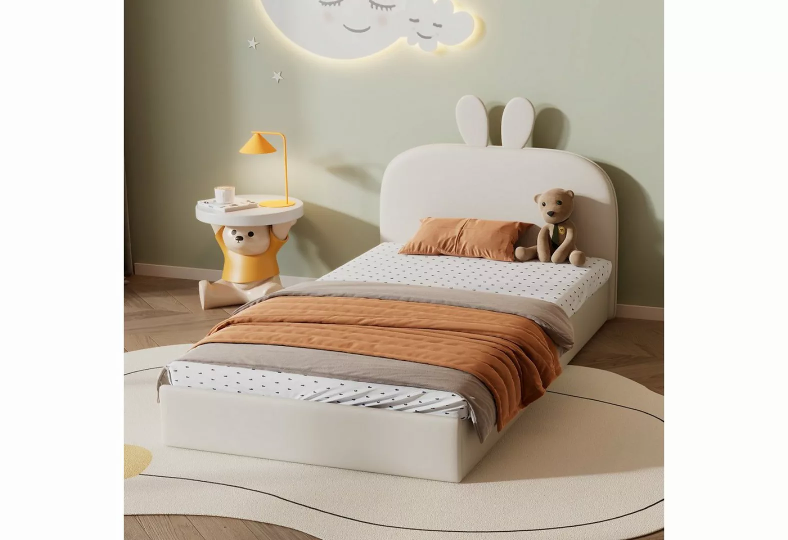 OKWISH Kinderbett Einzelbett Tagesbett Gästebett (mit Holzlatten, Einzelbet günstig online kaufen