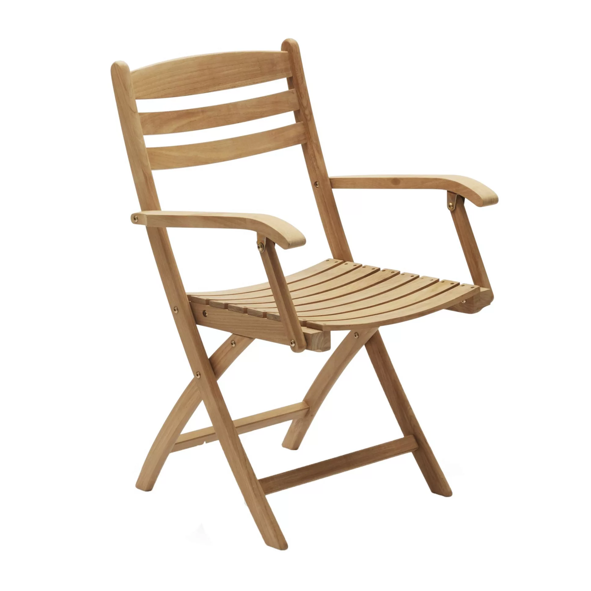 Skagerak - Selandia Gartenarmlehnstuhl - teak/BxHxT 56x88x58cm/klappbar günstig online kaufen