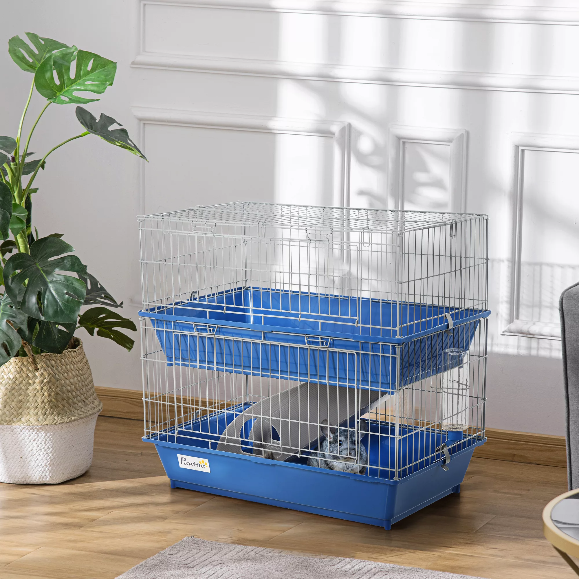 PawHut Kleintierkäfig Nagerkäfig mit Zubehör Kleintierstall Käfig für Klein günstig online kaufen