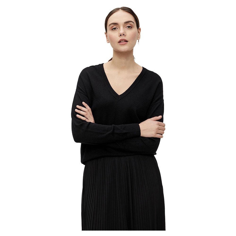 Object Thess V-ausschnitt Pullover XS Black günstig online kaufen