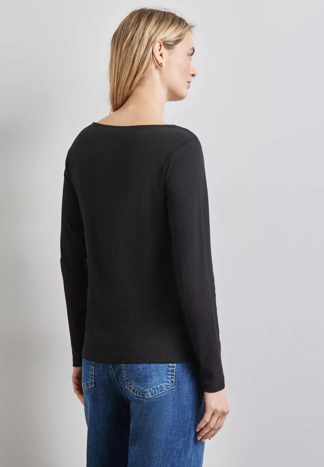 STREET ONE Langarmshirt Lanea (1-tlg) Plain/ohne Details günstig online kaufen