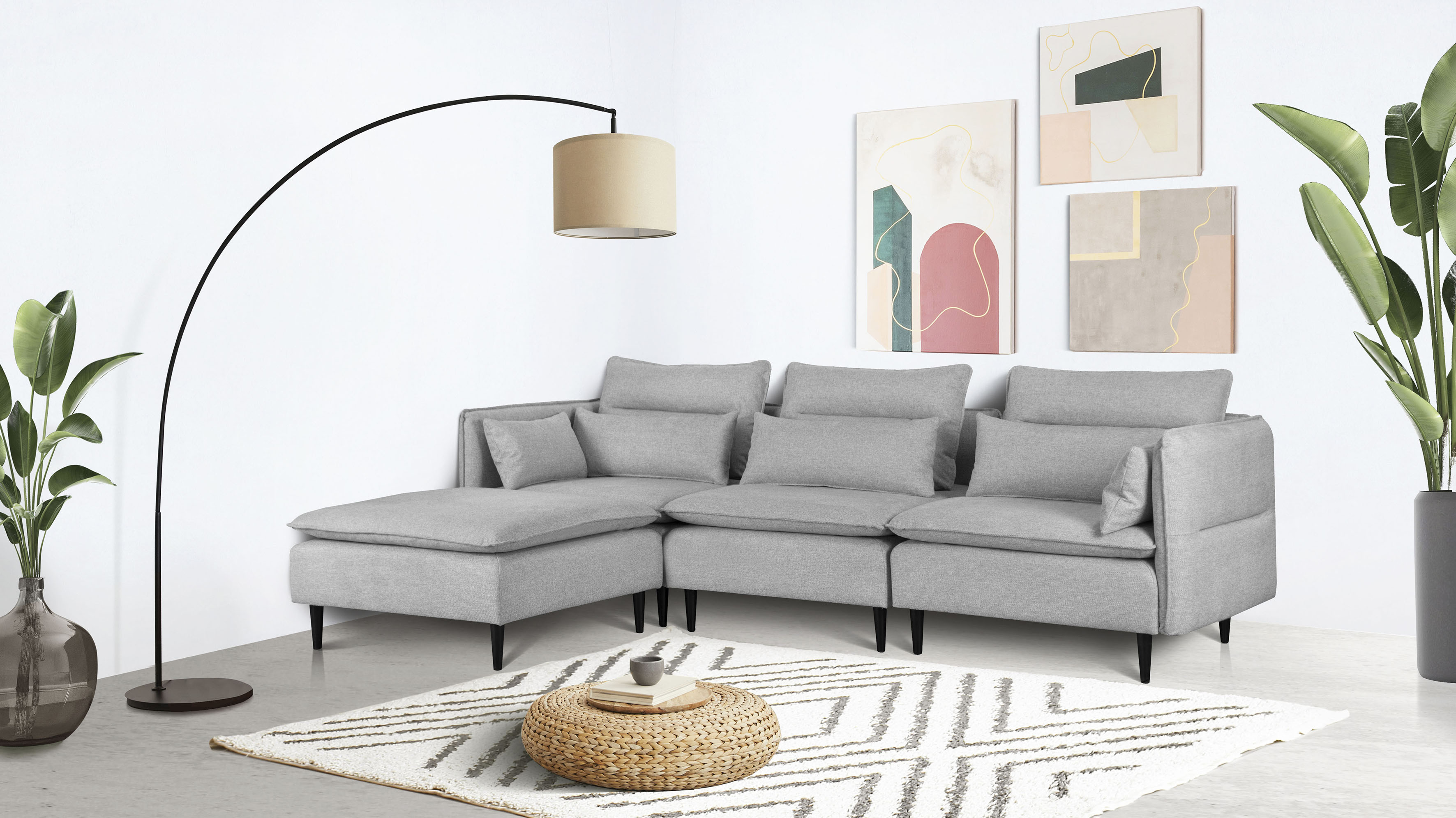 andas Ecksofa "ALVIK L-Form" günstig online kaufen