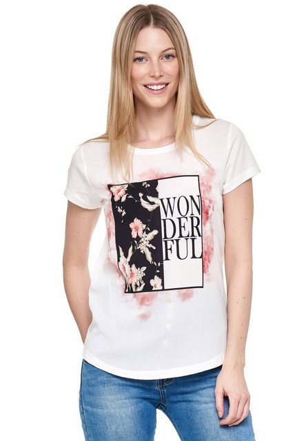 Decay T-Shirt mit schickem Blumenmotiv günstig online kaufen