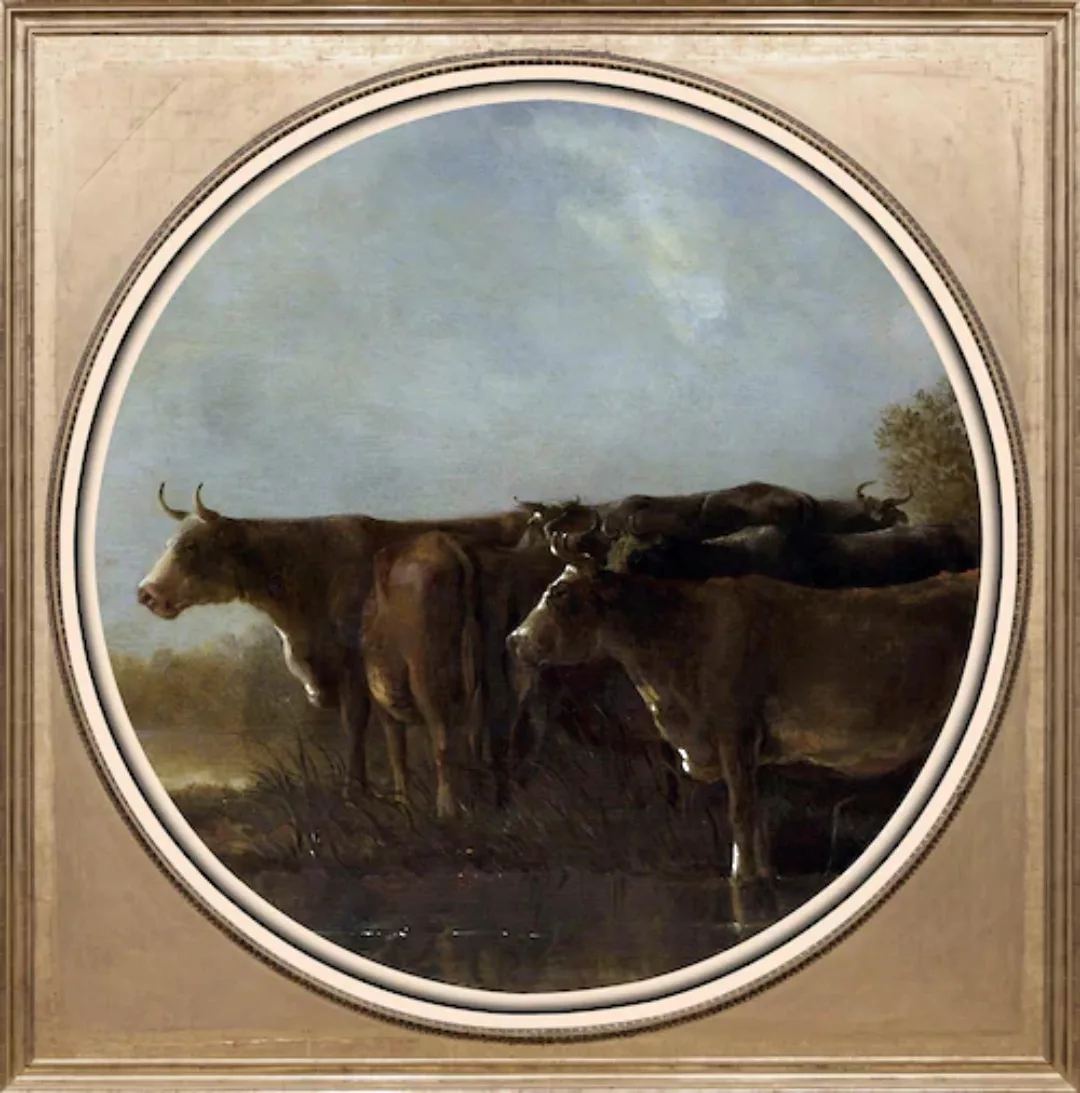 queence Acrylglasbild "Kühe" günstig online kaufen