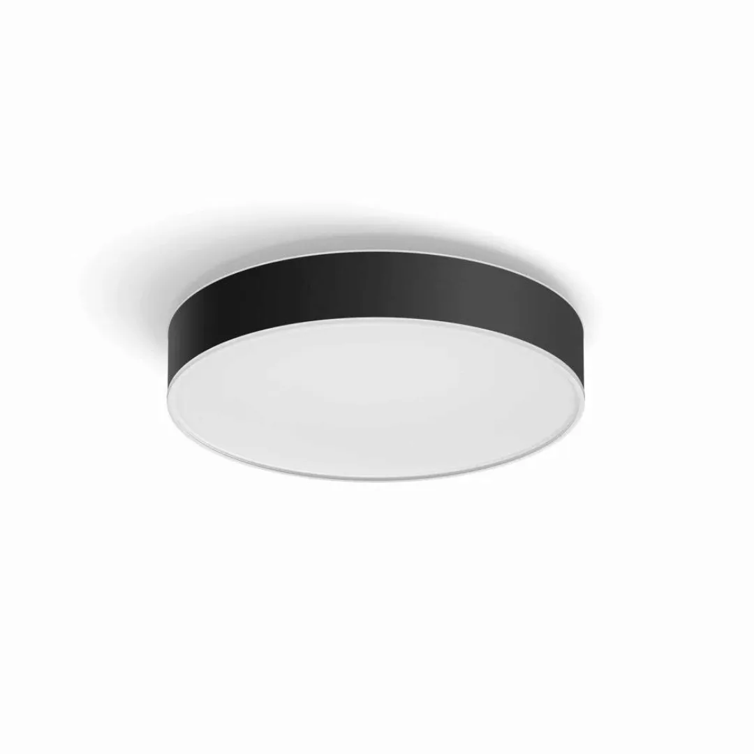 Philips Hue Bluetooth White Ambiance LED Deckenleuchte Enrave in Schwarz 19 günstig online kaufen