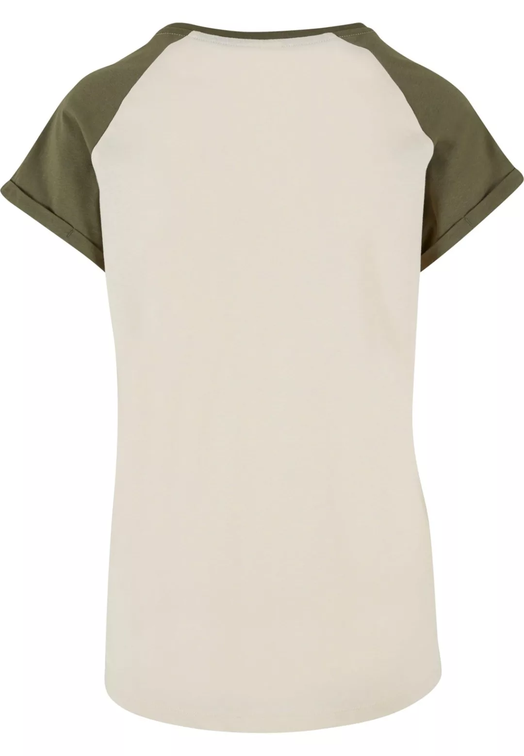 URBAN CLASSICS Kurzarmshirt "Urban Classics Damen Ladies Contrast Raglan Te günstig online kaufen