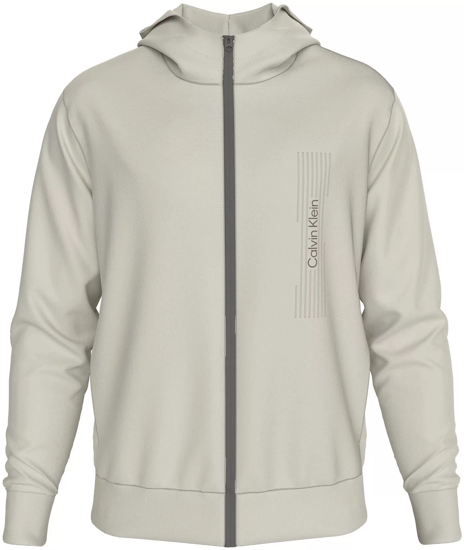 Calvin Klein Sweatjacke "HORIZONTAL LOGO ZIP THRU HOODIE", mit Logoschriftz günstig online kaufen