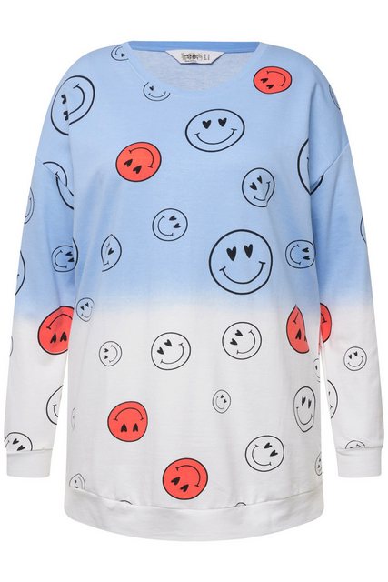 Angel of Style Sweatshirt Sweatshirt oversized Farbverlauf Smiley Langarm günstig online kaufen