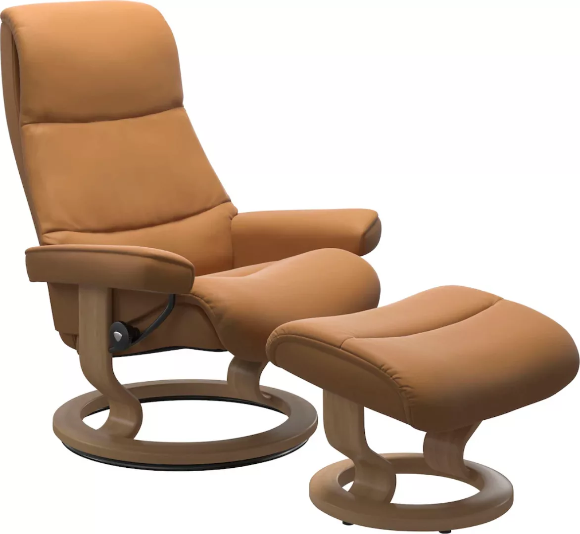 Stressless Relaxsessel "View", (Set, Relaxsessel mit Hocker), mit Classic B günstig online kaufen